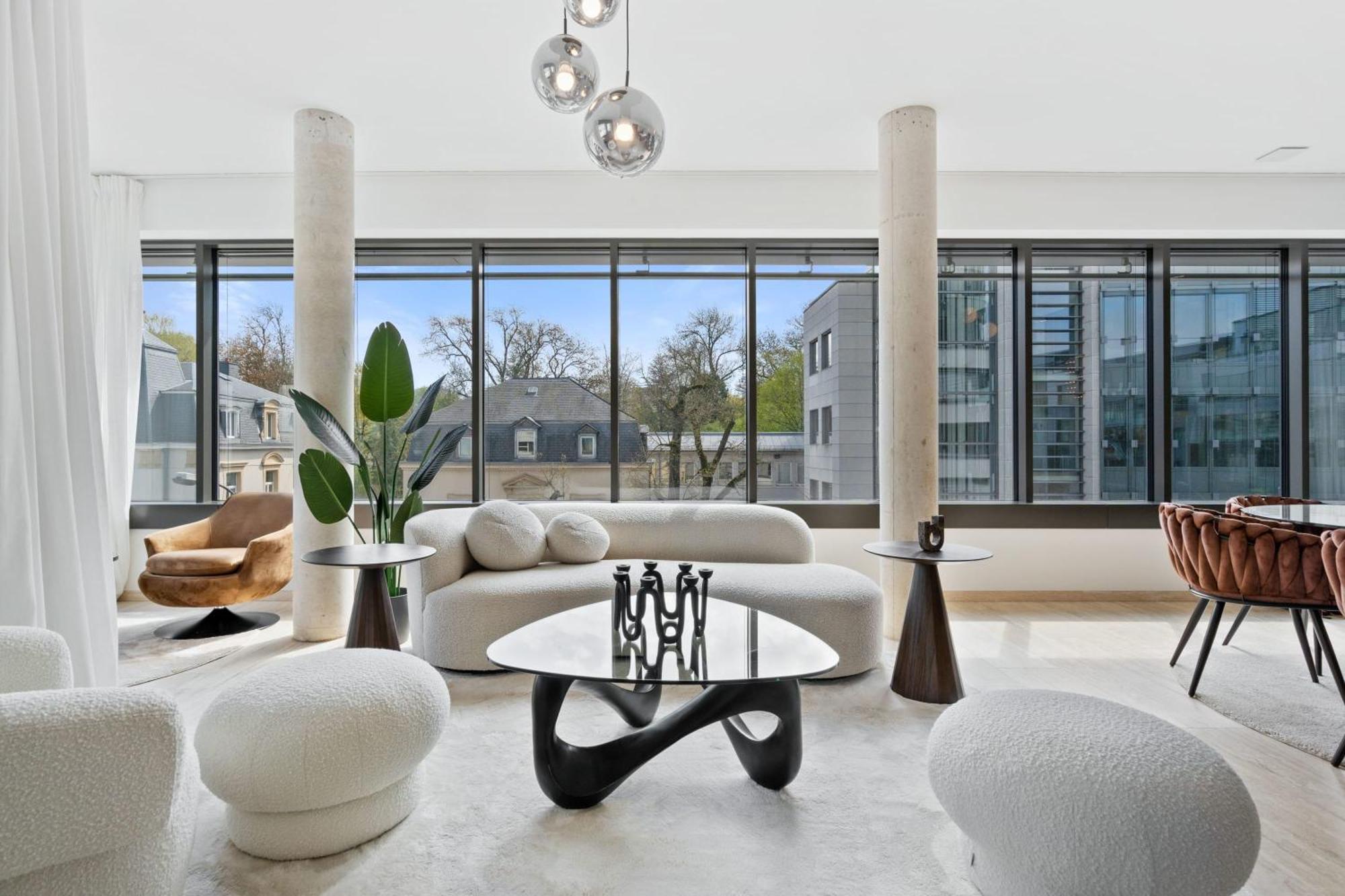 Ferienwohnung Elegant 2Br With Balcony In Heart Of Luxemburg Exterior foto