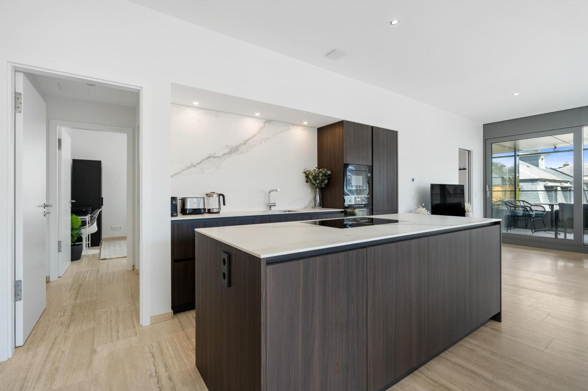 Ferienwohnung Elegant 2Br With Balcony In Heart Of Luxemburg Exterior foto