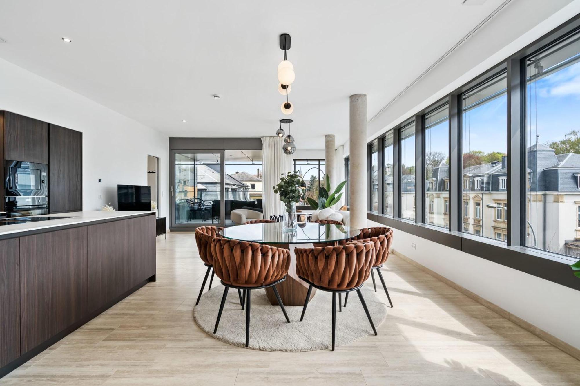 Ferienwohnung Elegant 2Br With Balcony In Heart Of Luxemburg Exterior foto